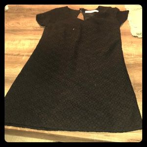 Black Eyelet Dress